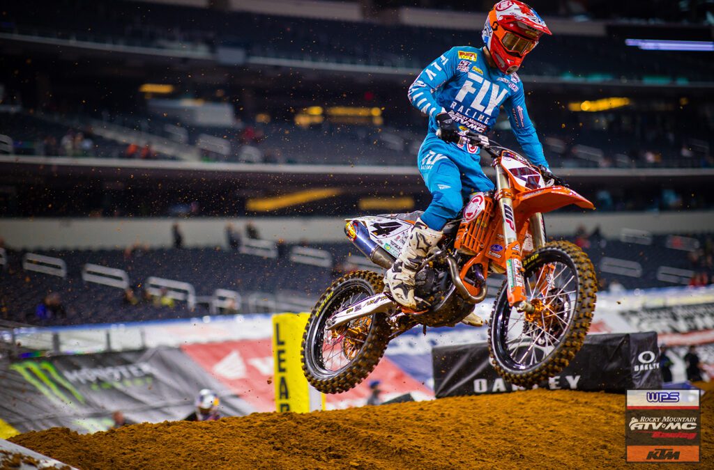 Baggett returns to form and finishes 4th at Arlington SX