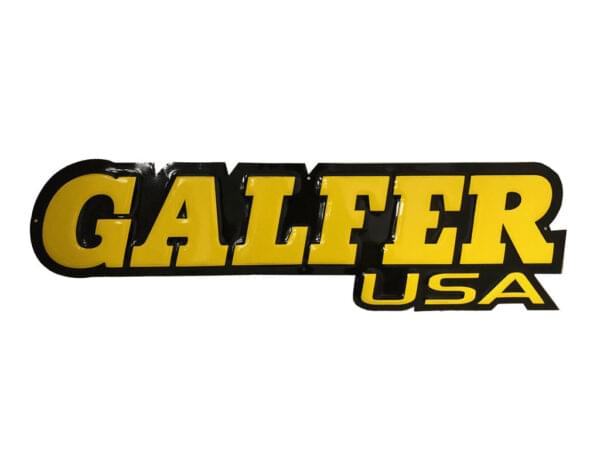 ALUMINUM GALFER SIGN - APPAREL & ACCESSORY - Aluminum Galfer Sign