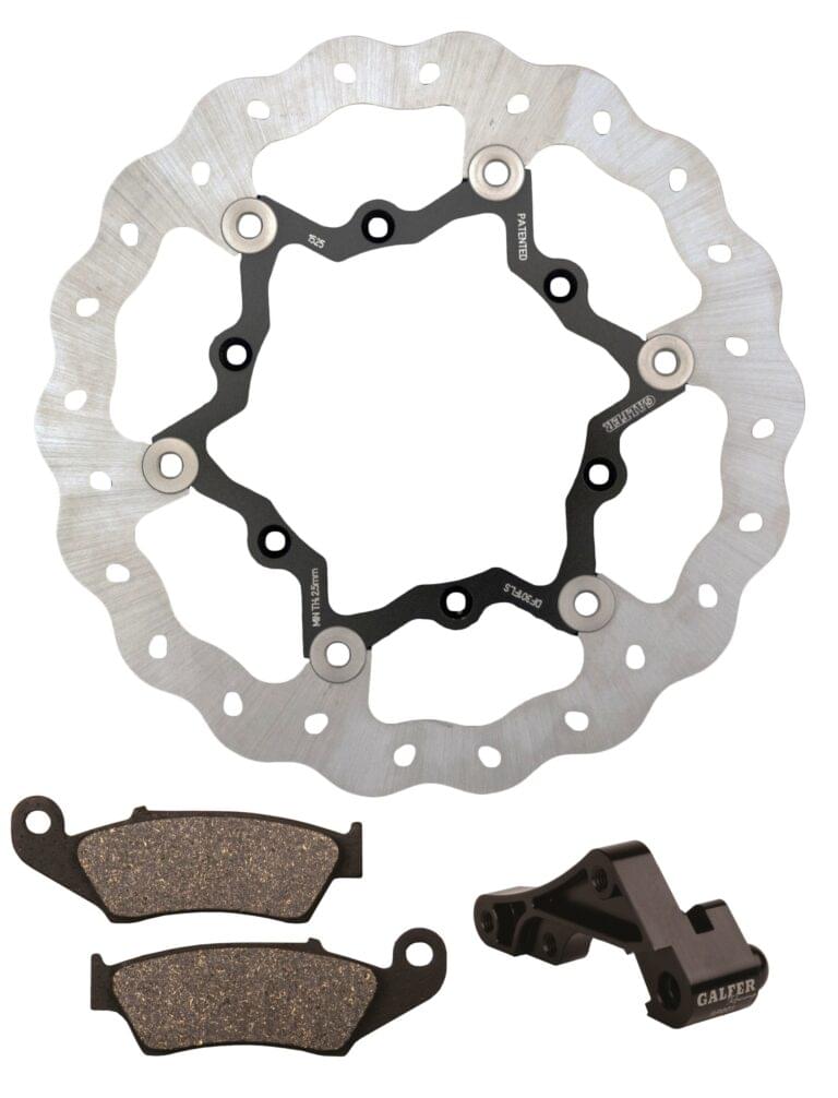 270mm Oversize Wave® Floating Rotor Kit Brake Pads Included - Oversize Rotor Kit - KITOS10