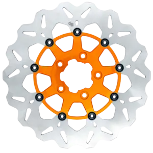 11.8″- 300mm Floating Wave Rotor – Orange Carrier – GBDU024