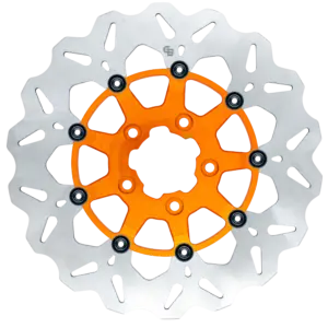 11.8″- 300mm Floating Wave Rotor Orange Carrier – GBDU027