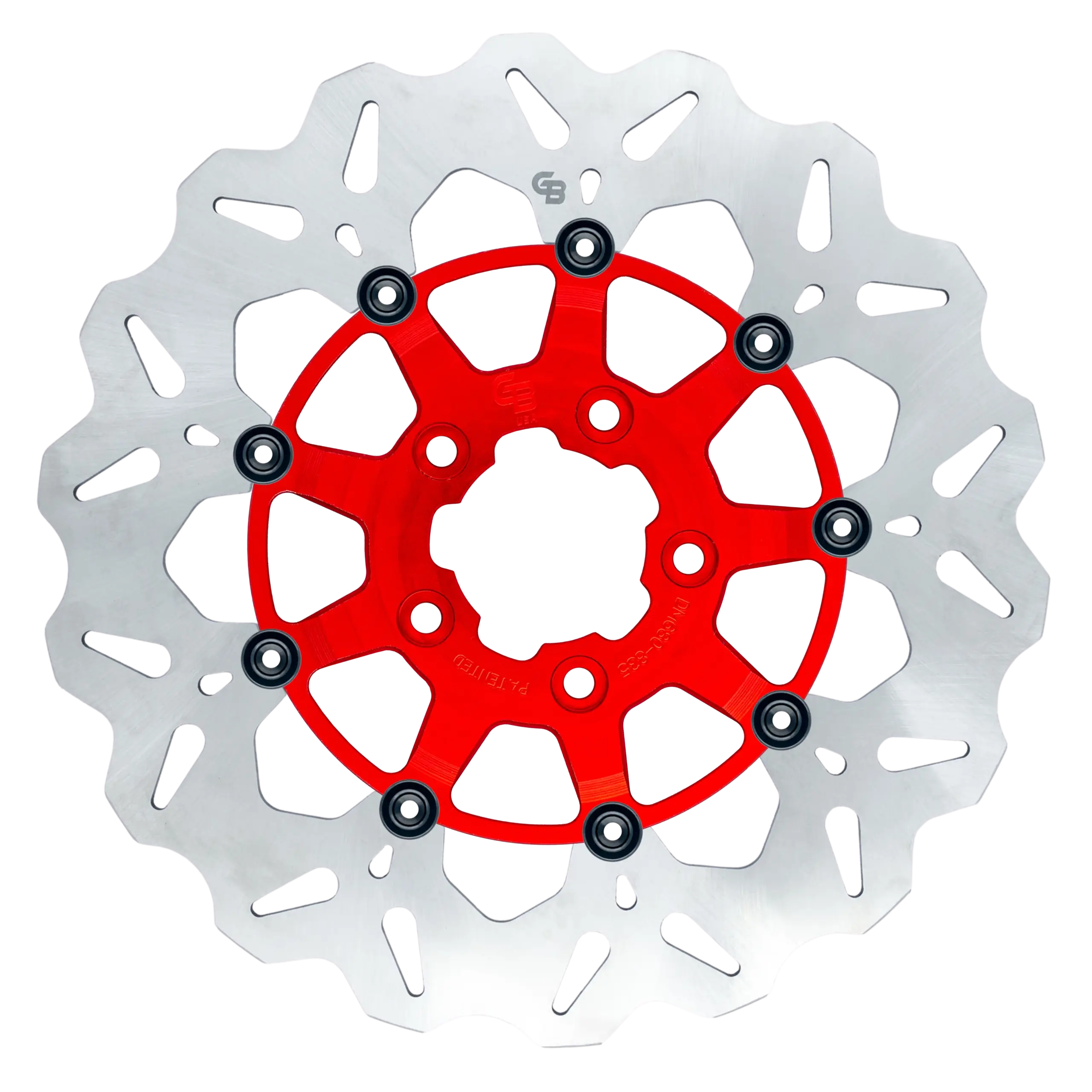 12.5″- 320mm Floating Wave Rotor Red Carrier – GBDU029