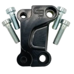 13" OR 330 MM LEFT SIDE BRACKET FOR HD. CAN ONLY BE USED WITH WS GBRAKES 13" OR 330MM FLOATING ROTORS AND GALFER 13" OR 330MM SEMI-FLOATING ROTORS MOUNTING BOLTS (4) INCLUDED - SP064K